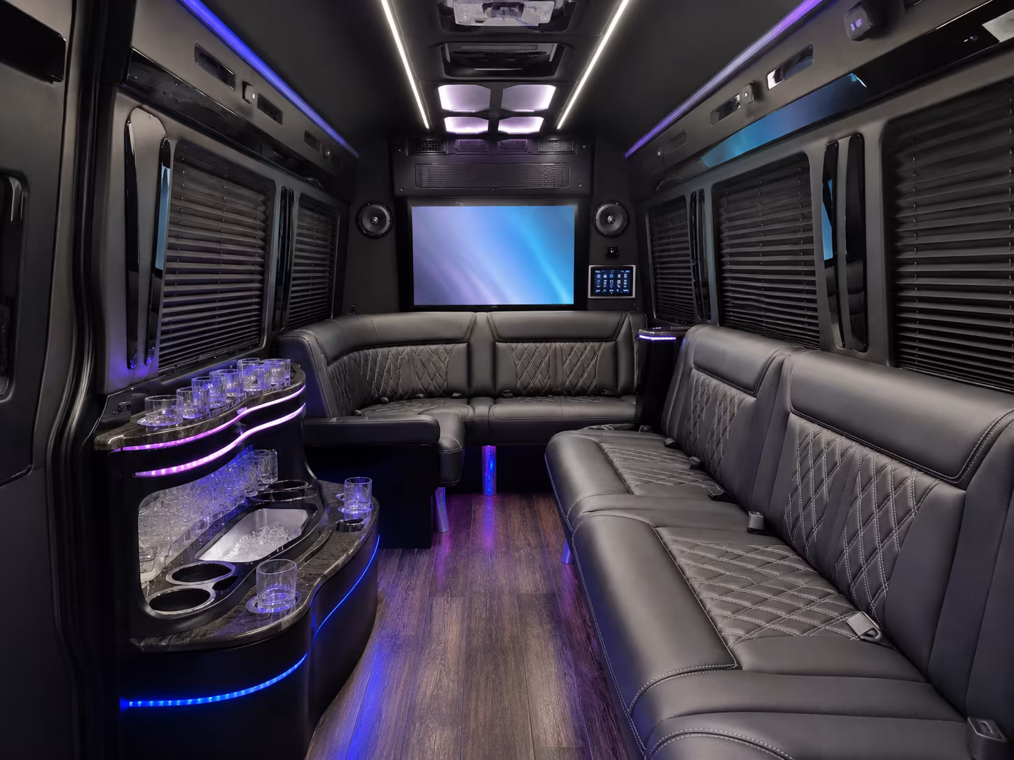 fill out one form to compare wedding bus colors amenities and packages