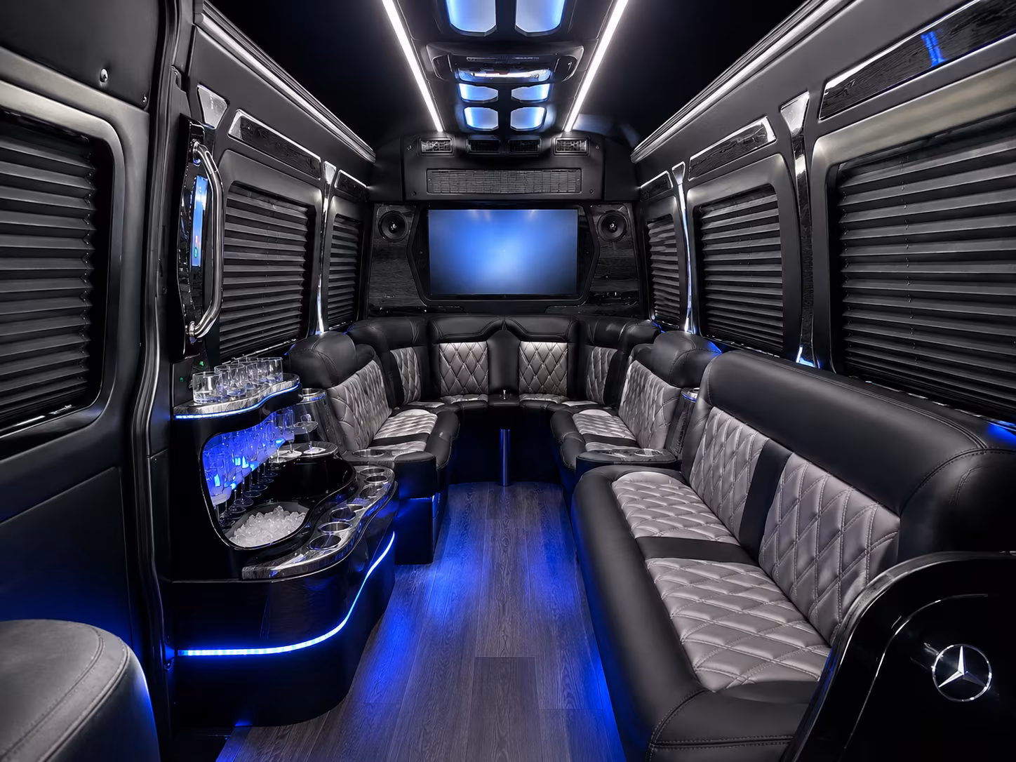 fort pierce corporate event transportation onboard seating