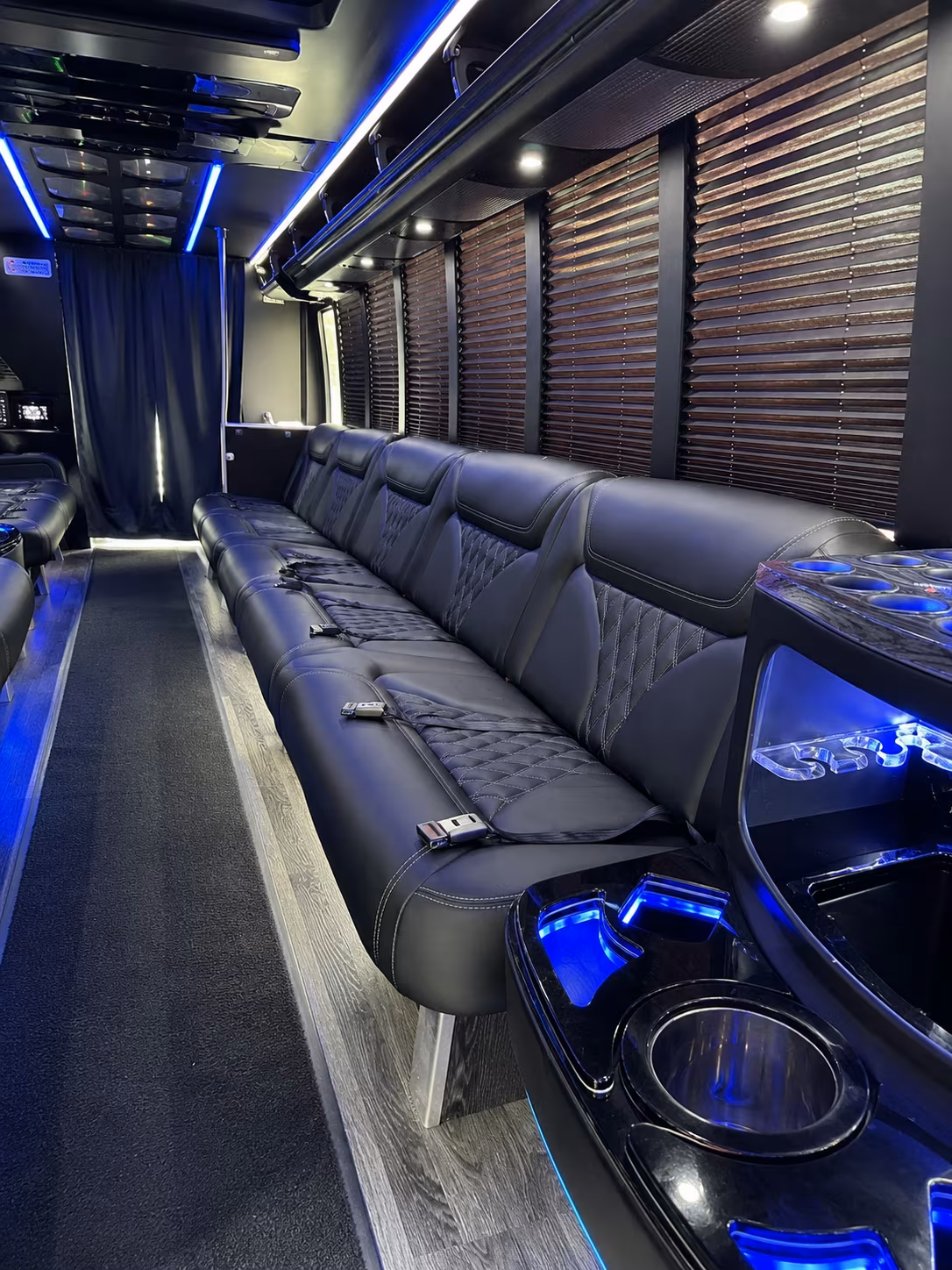 fort pierce night on town party bus rental