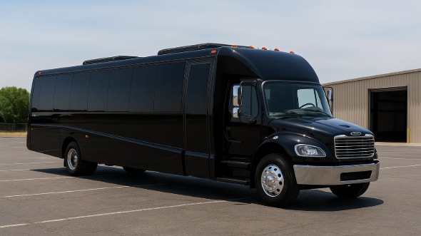 Exterior of Charter Bus Company Fort Pierce's 18 Passenger Minibus in Fort Pierce