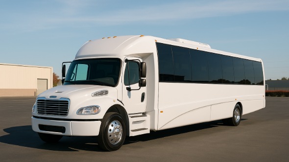 Exterior of Charter Bus Company Fort Pierce's 20 Passenger Mini bus in Fort Pierce