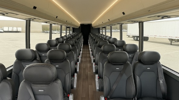 Interior of Charter Bus Company Fort Pierce's 20 Passenger Mini bus in Fort Pierce