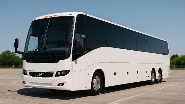 Exterior of Charter Bus Company Fort Pierce's 50 Passenger Charter Bus in Fort Pierce