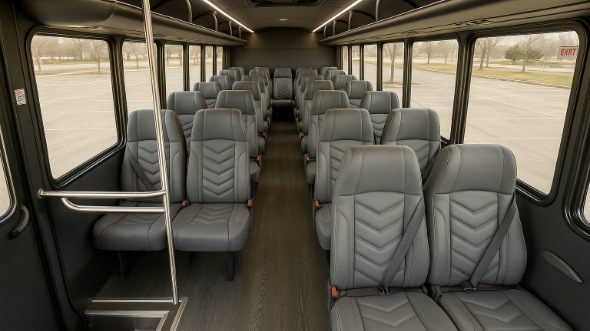 fort pierce 25 passenger minibus inside