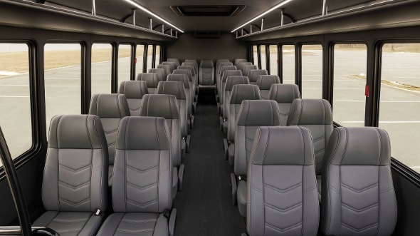 fort pierce 30 passenger minibus inside