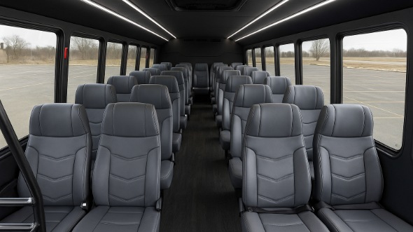 fort pierce 35 passenger minibus inside