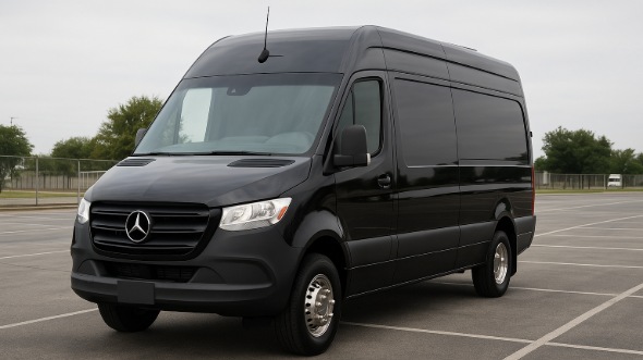Exterior of Charter Bus Company Fort Pierce's Sprinter Van Rental With Driver in Fort Pierce